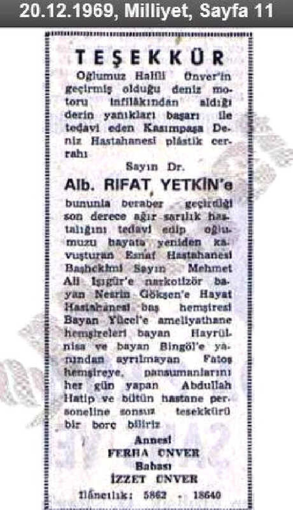49 Yıl Önce Ölümden Dönmüştü