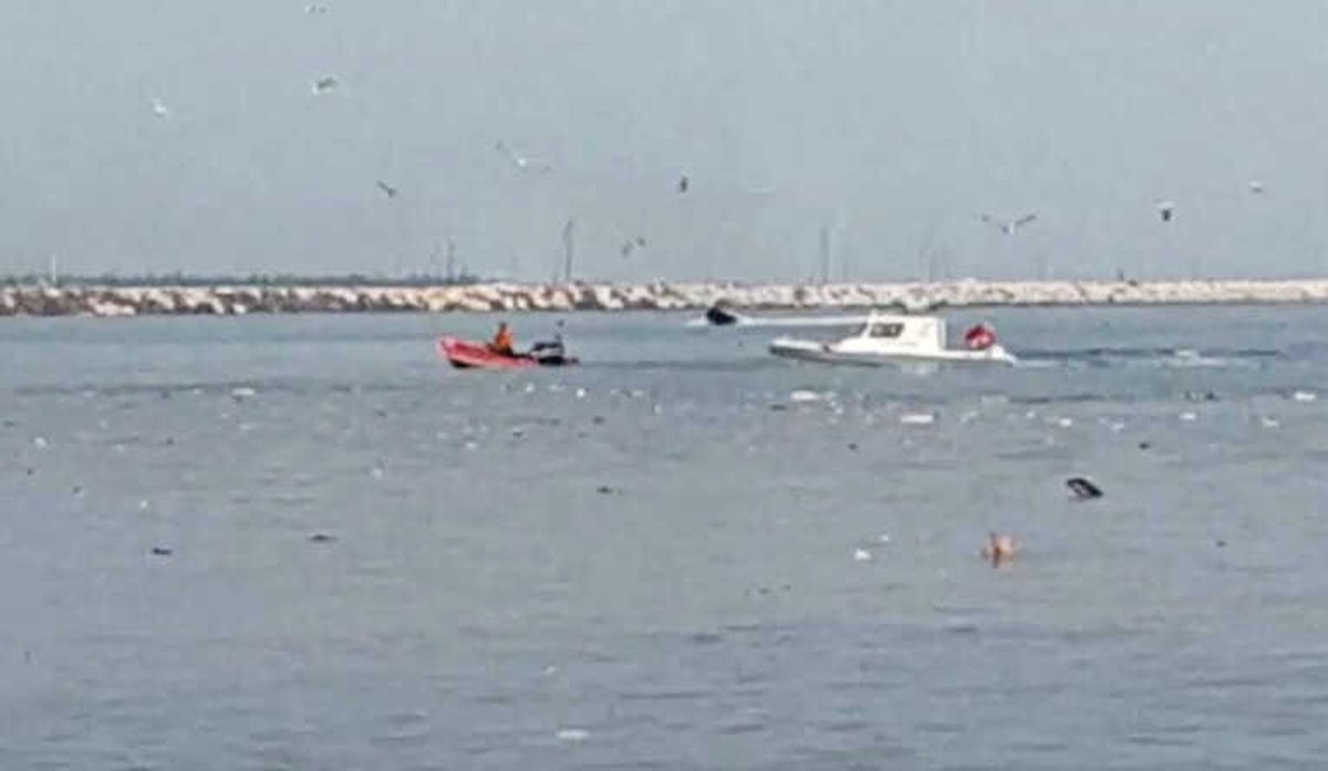 Bostancı Sahili\'nde Helikopter Düştü