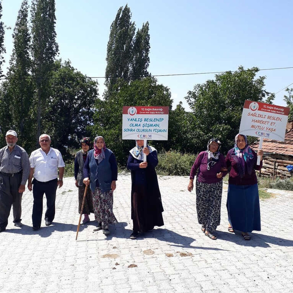 Köy Sakinleri Sağlıklı Yaşam İçin Yürüdüler
