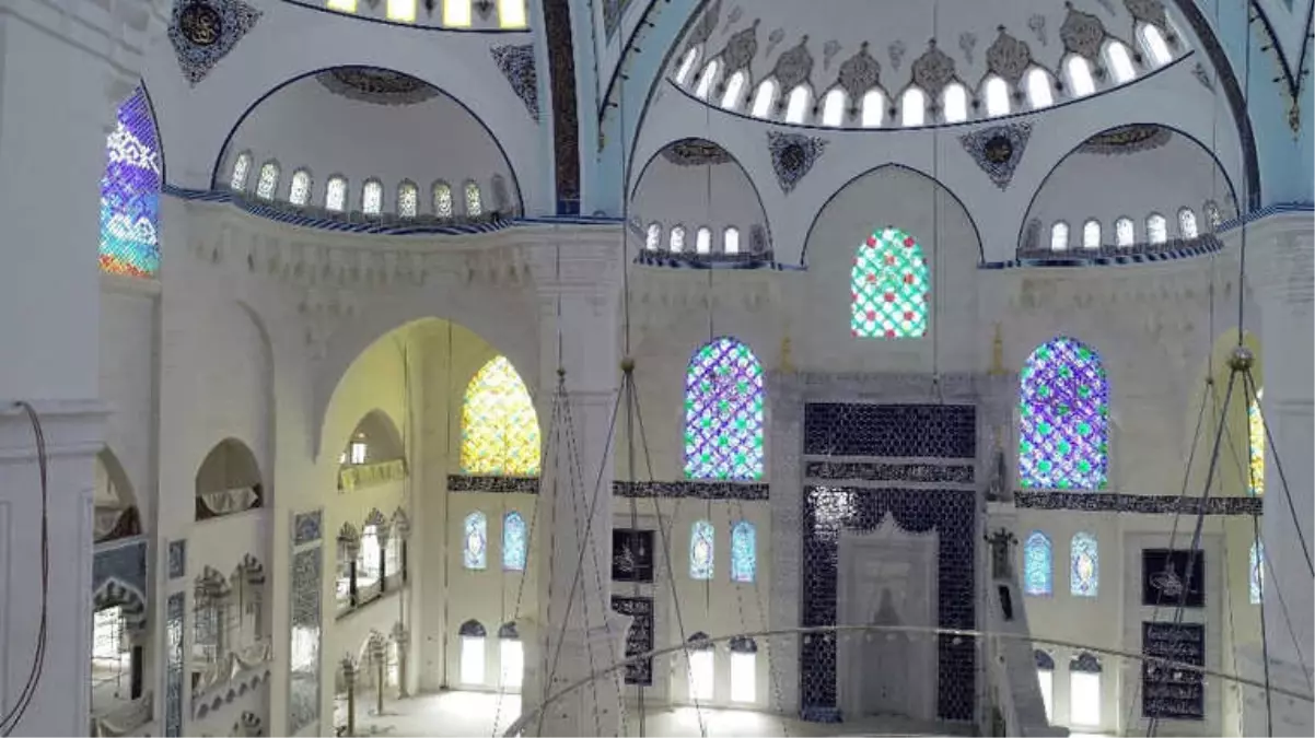 Çamlıca Camii İnşaatında Son Durum Havadan Görüntülendi