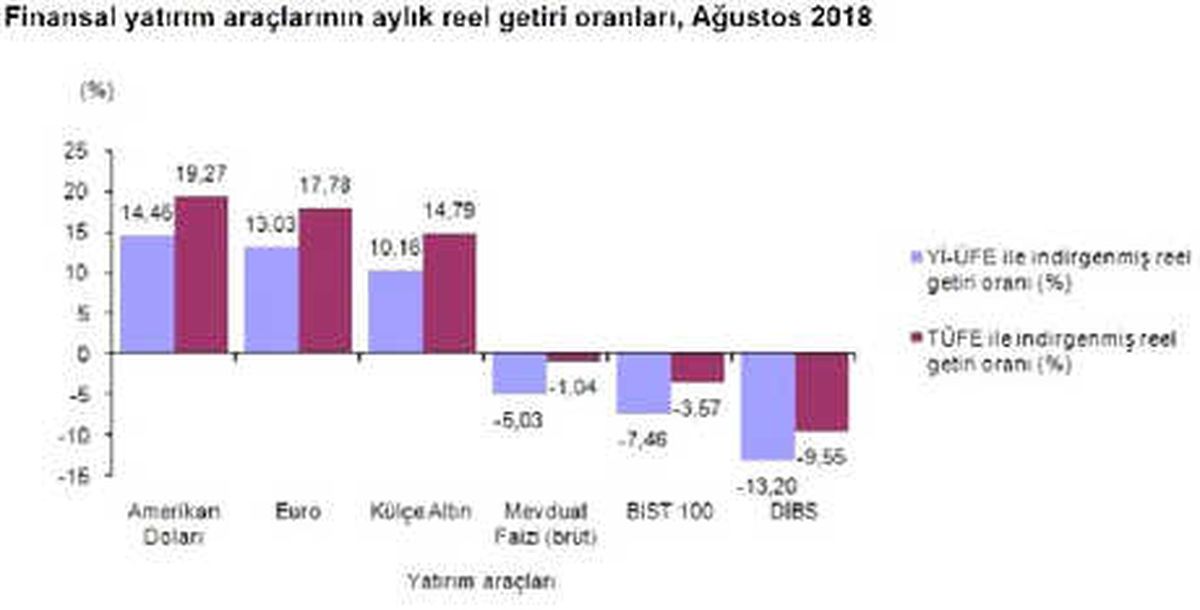 Ağustos\'ta En Çok Kazandıran Dolar, En Çok Kaybettiren Dibs