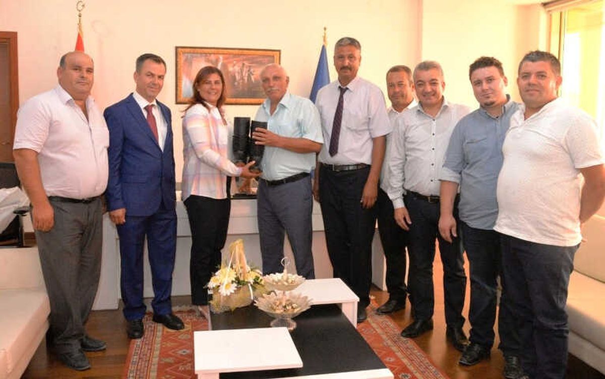 Sökeli Şoförlerden Başkan Çerçioğlu\'na Ziyaret