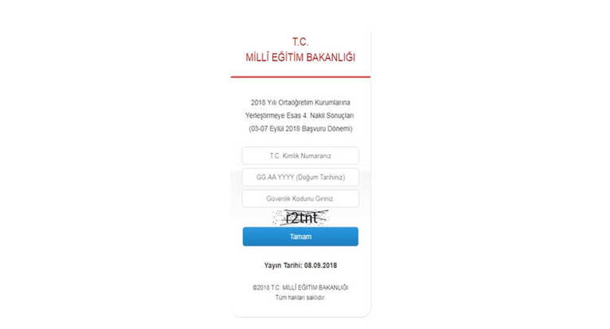 4. Nakil Sonuçları Açıklandı