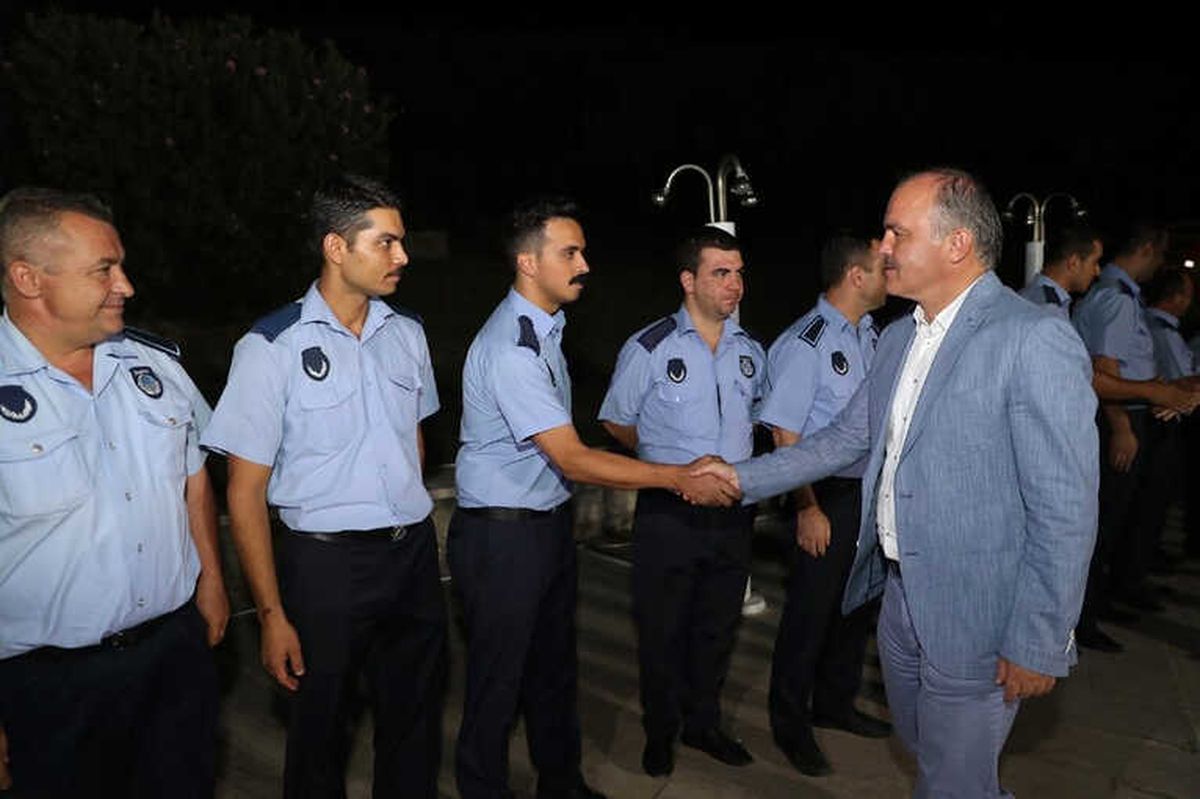 Başkan Gürlesin Zabıta Personelini Unutmadı