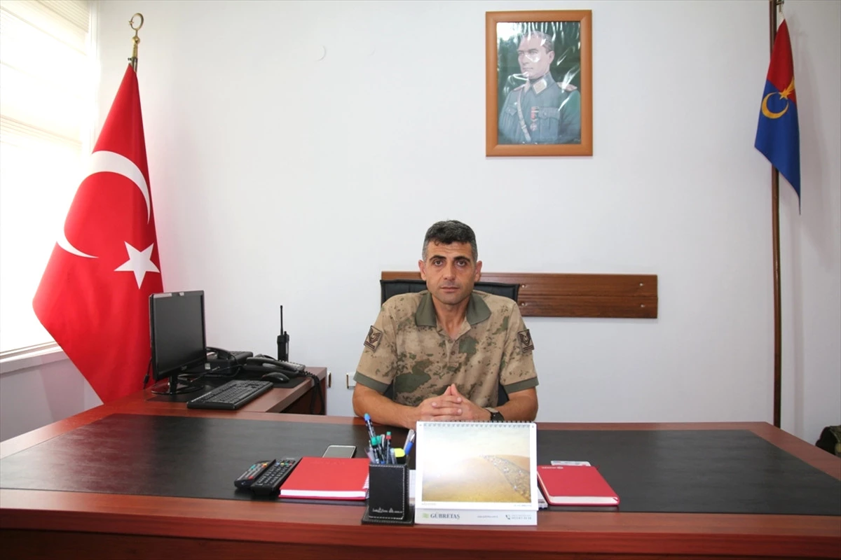 Güce İlçe Jandarma Komutanı Yılmaz Göreve Başladı
