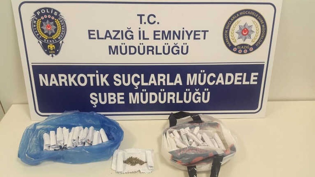 Elazığ\'da Uyuşturucu Operasyonu: 1 Tutuklama