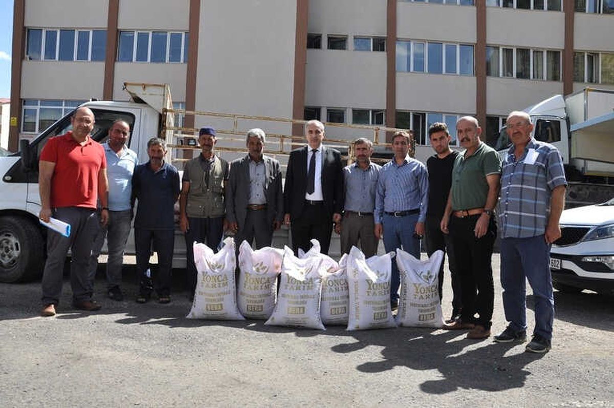 Erzurum\'da Çiftçilere Tohum Desteği