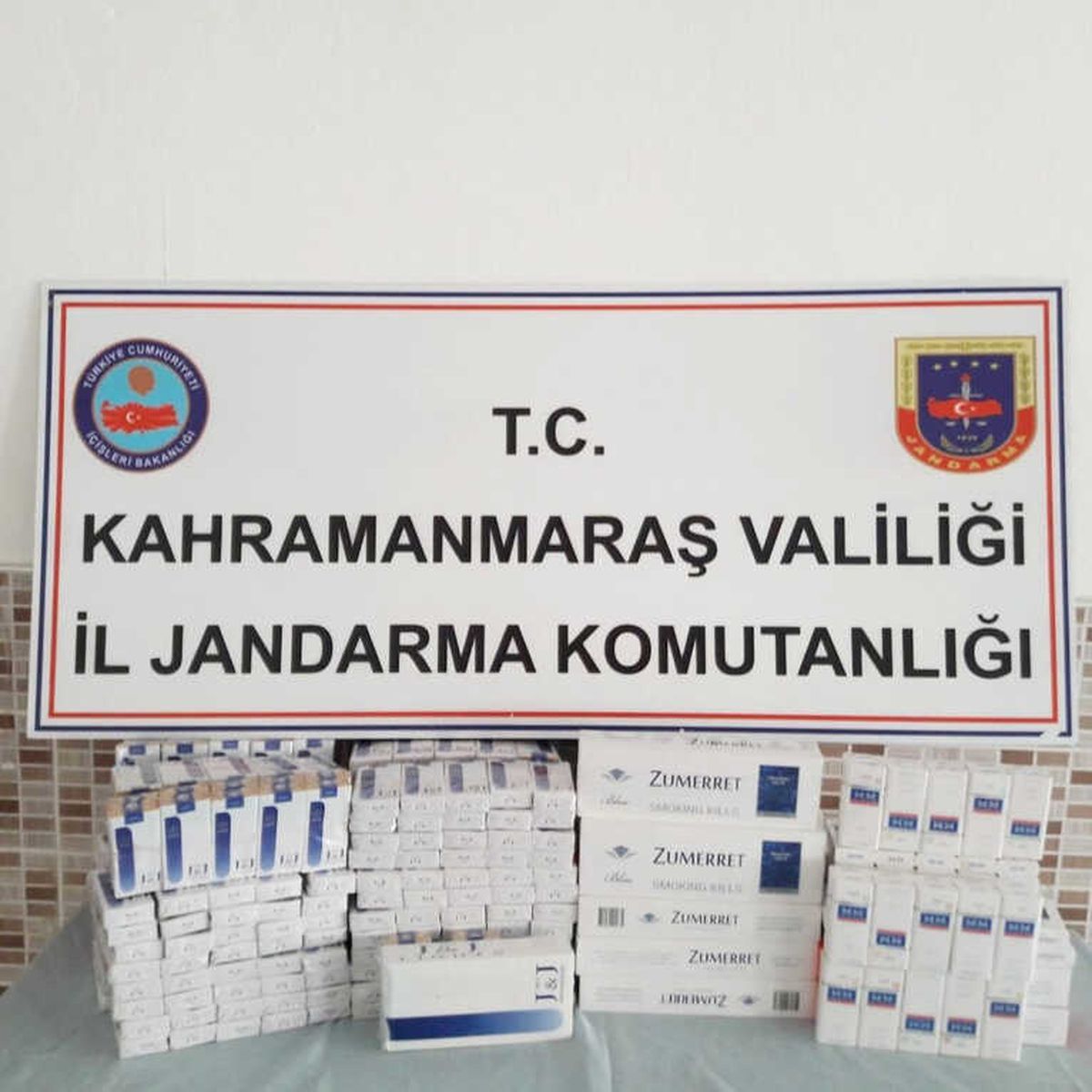 Kahramanmaraş\'ta Kaçak Sigara Operasyonu