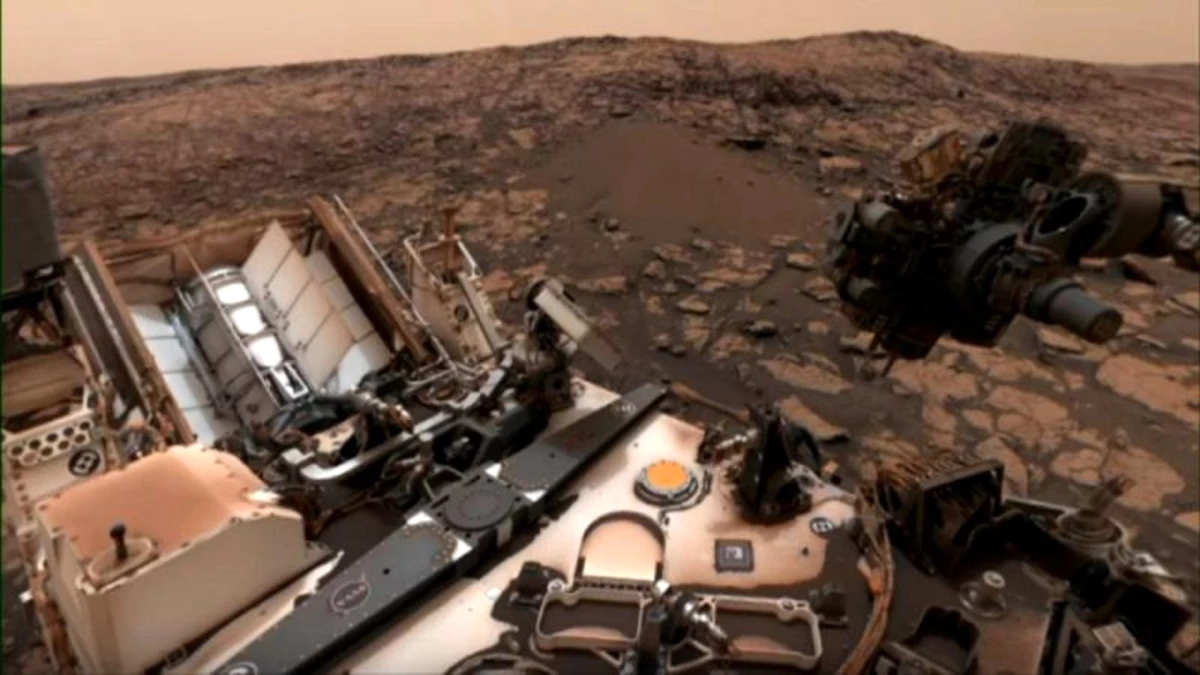 Video - Nasa\'nın Uzay Aracı Curiosity, Mars\'tan Yeni Görüntüler Paylaştı