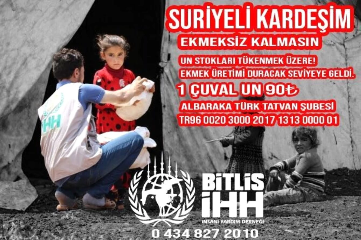 Bitlis\'teki Stk\'lar İdlib İçin Yardım Kampanyası Başlattı