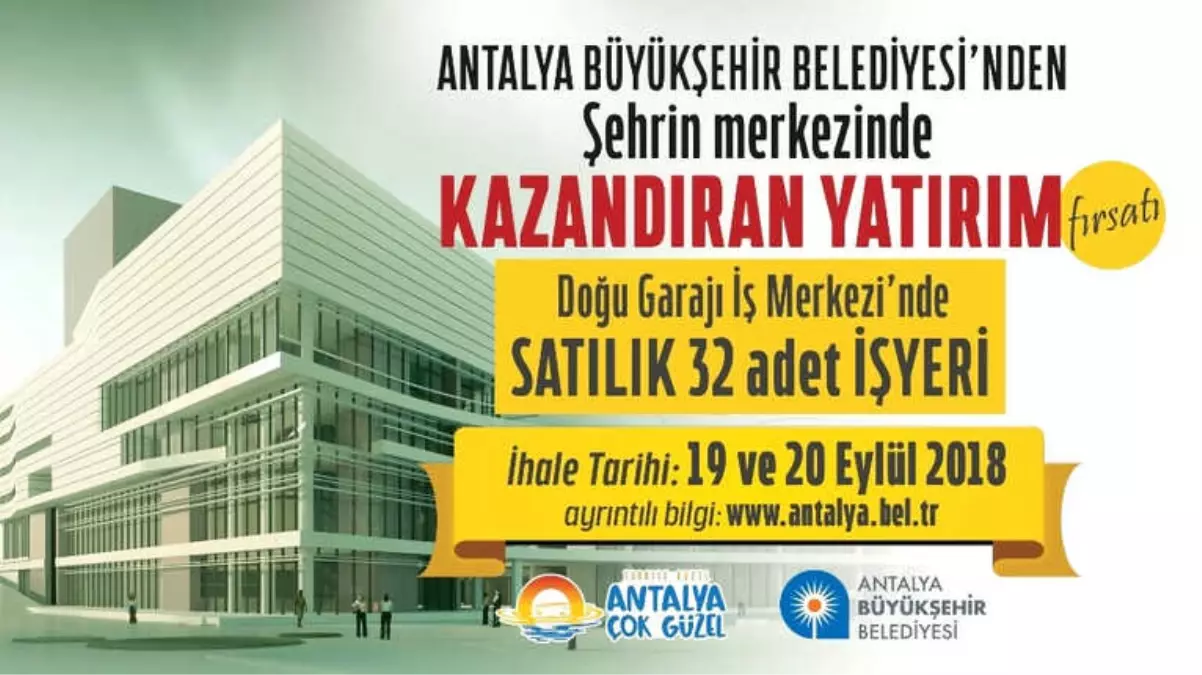 Doğu Garajı\'nda 32 İşyeri İhaleye Çıkıyor