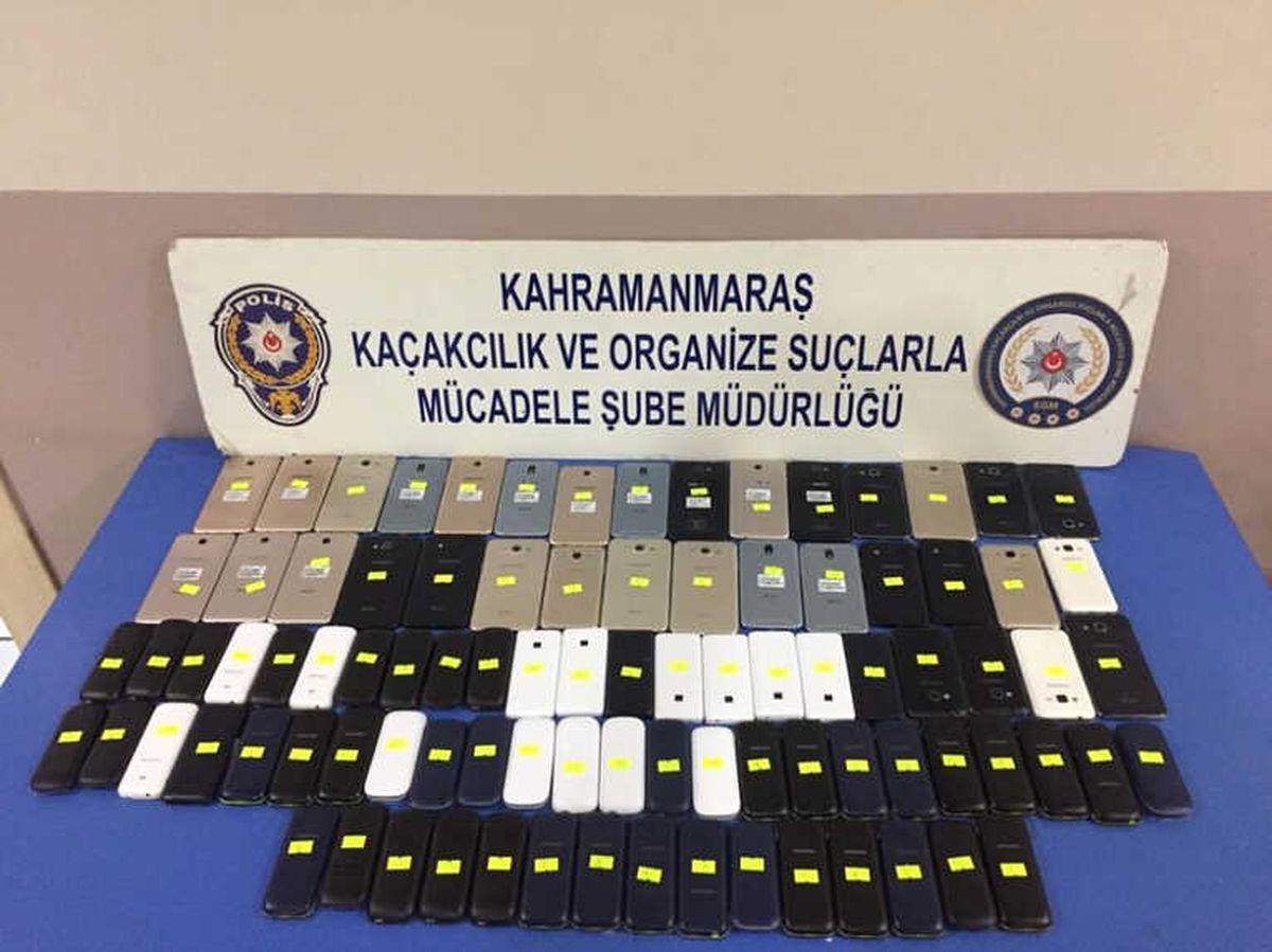 Kahramanmaraş\'ta 91 Adet Kaçak Telefon Ele Geçirildi