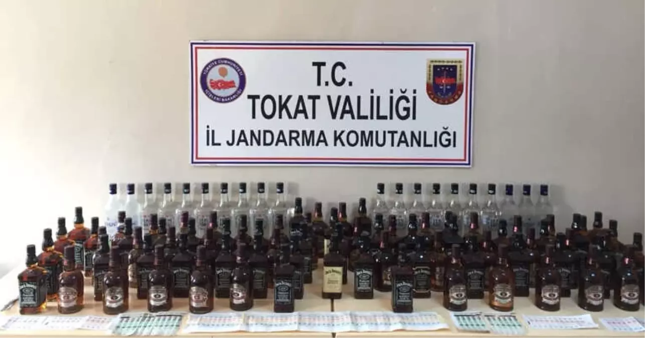 Tokat\'ta Sahte İçki Bandrolleri Ele Geçirildi