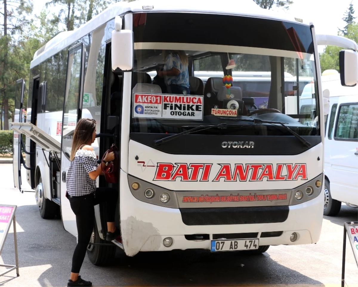 Antalya\'da Toplu Ulaşım ile Gidilemeyen Yer Kalmıyor