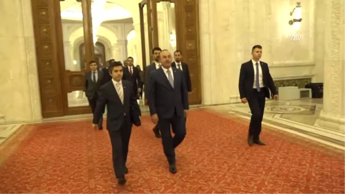 Bakan Çavuşoğlu, Romanya Temsilciler Meclisi Başkanı Liviu Dragnea ile Görüştü