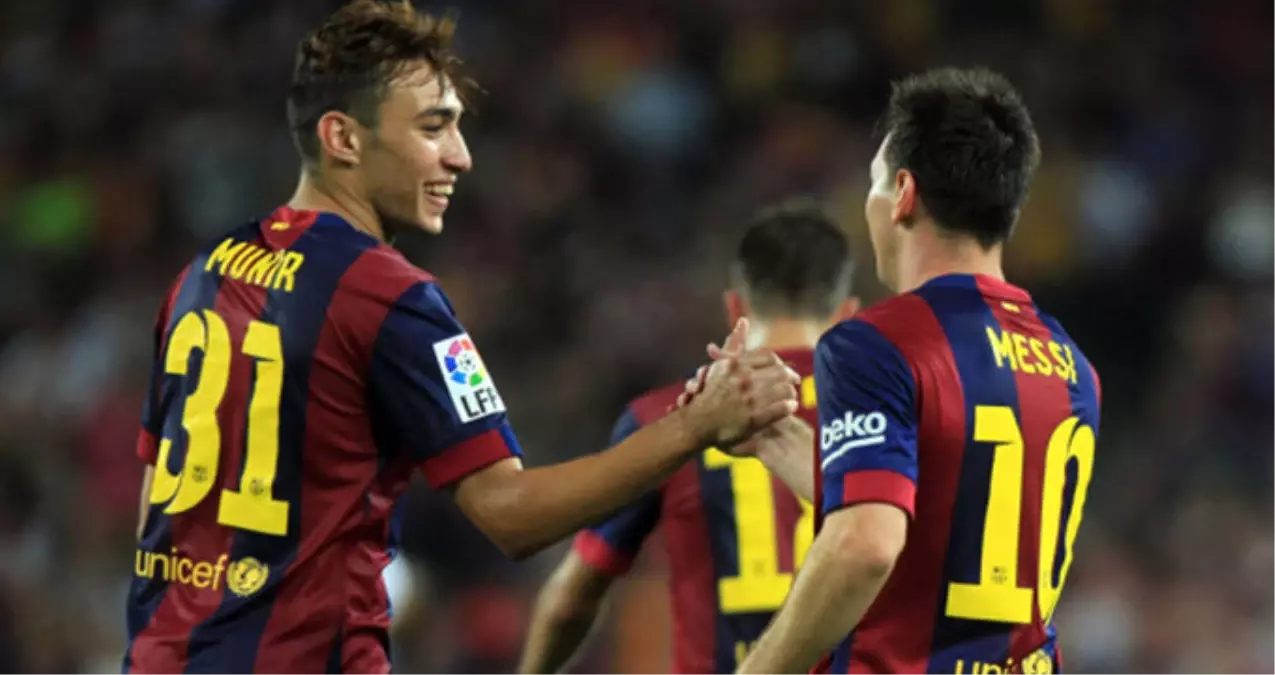 Barcelona\'nın Yıldızı Munir El Haddadi, Polisle Karşı Karşıya Geldi