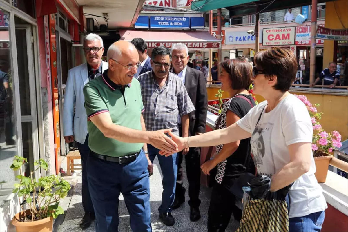 Başkan Yaşar\'dan Esnaf Ziyareti