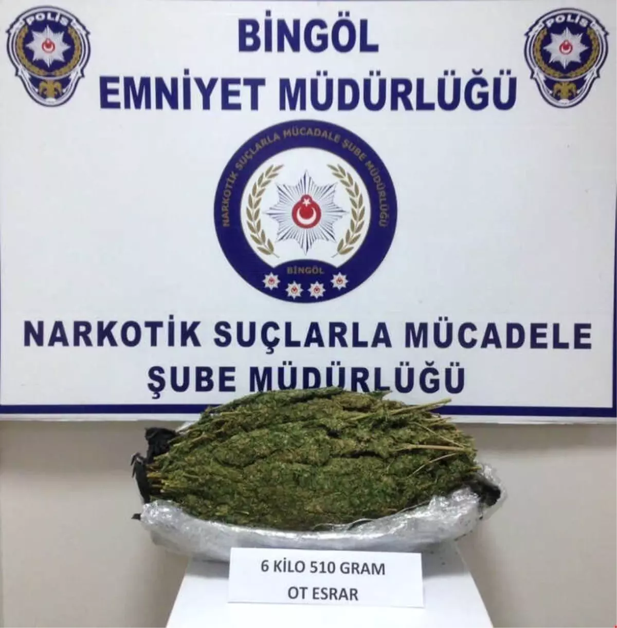 Bingöl\'de 6,5 Kilo Esrar Ele Geçirildi