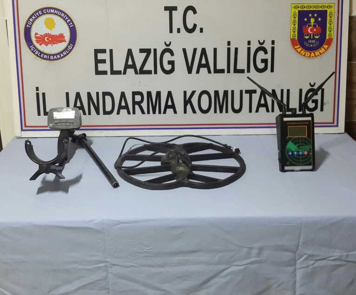 Elazığ\'da Kaçak Kazı ile İlgili 6 Şüpheli Yakalandı