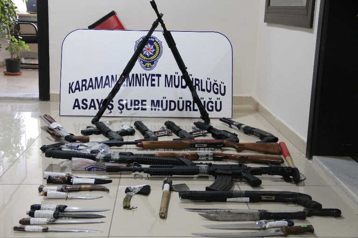 Karaman\'da Asayiş Uygulaması: 7 Tutuklama