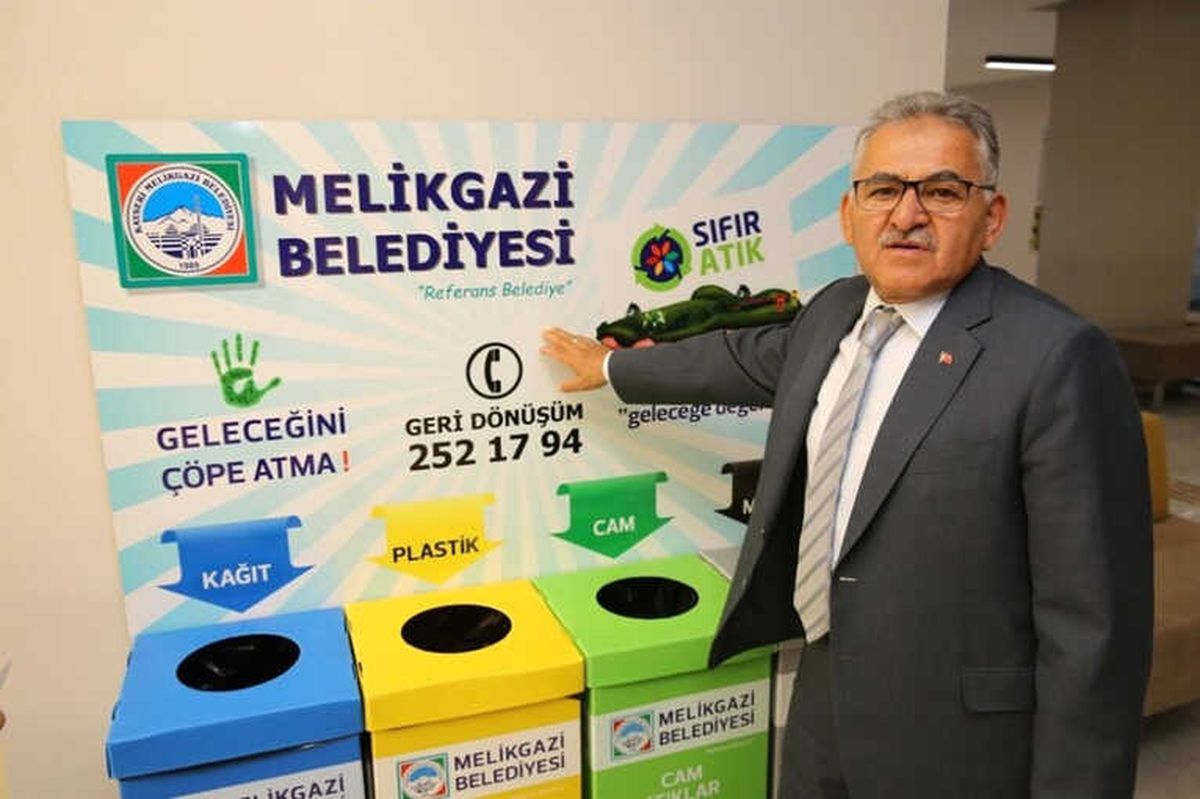 Melikgazi\'de Hedef Sıfır Atık