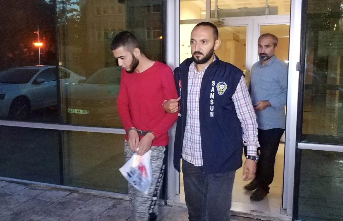 Samsun\'da Iraklı Genç Cep Telefonu ve Para Gaspından Tutuklandı