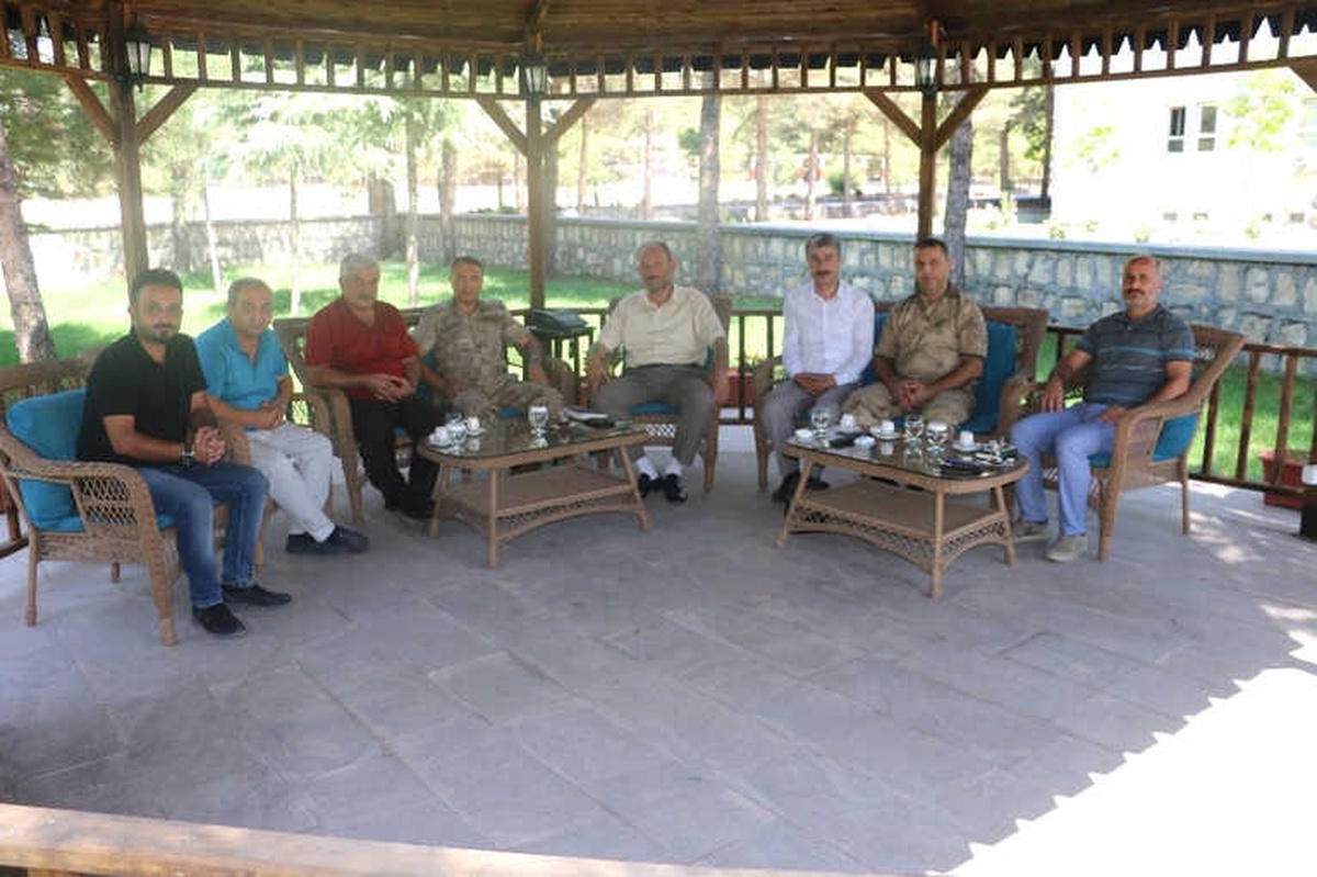 Siirt İl Jandarma Komutanı Atabay\'a Ziyaret
