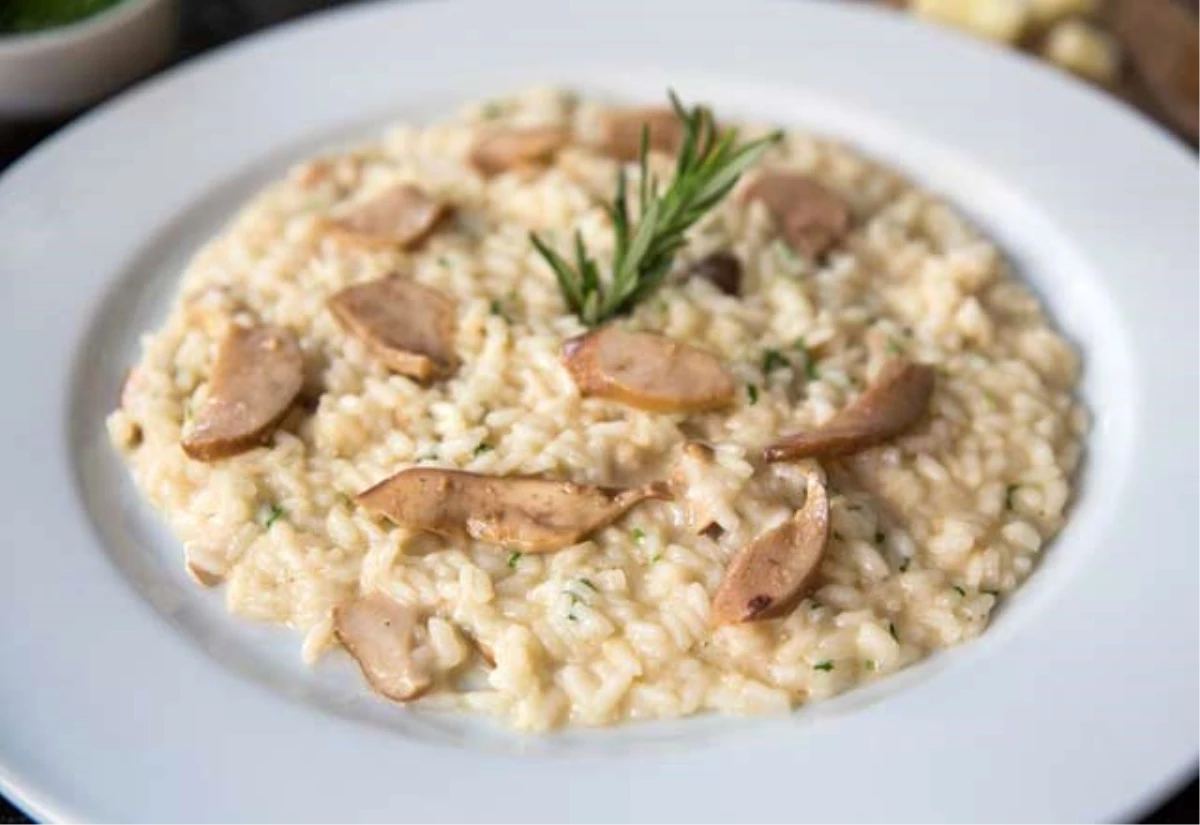 Ev Yapımı Porcini Mantarlı Risotto