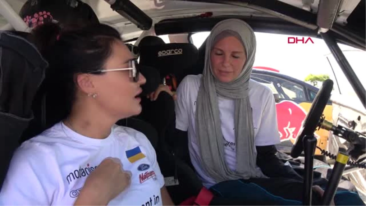 Muğla - Dünya Ralli Şampiyonası\'nın Tek Türk Kadın Pilotu Çetinkaya, Test Sürüşünü Yaptı