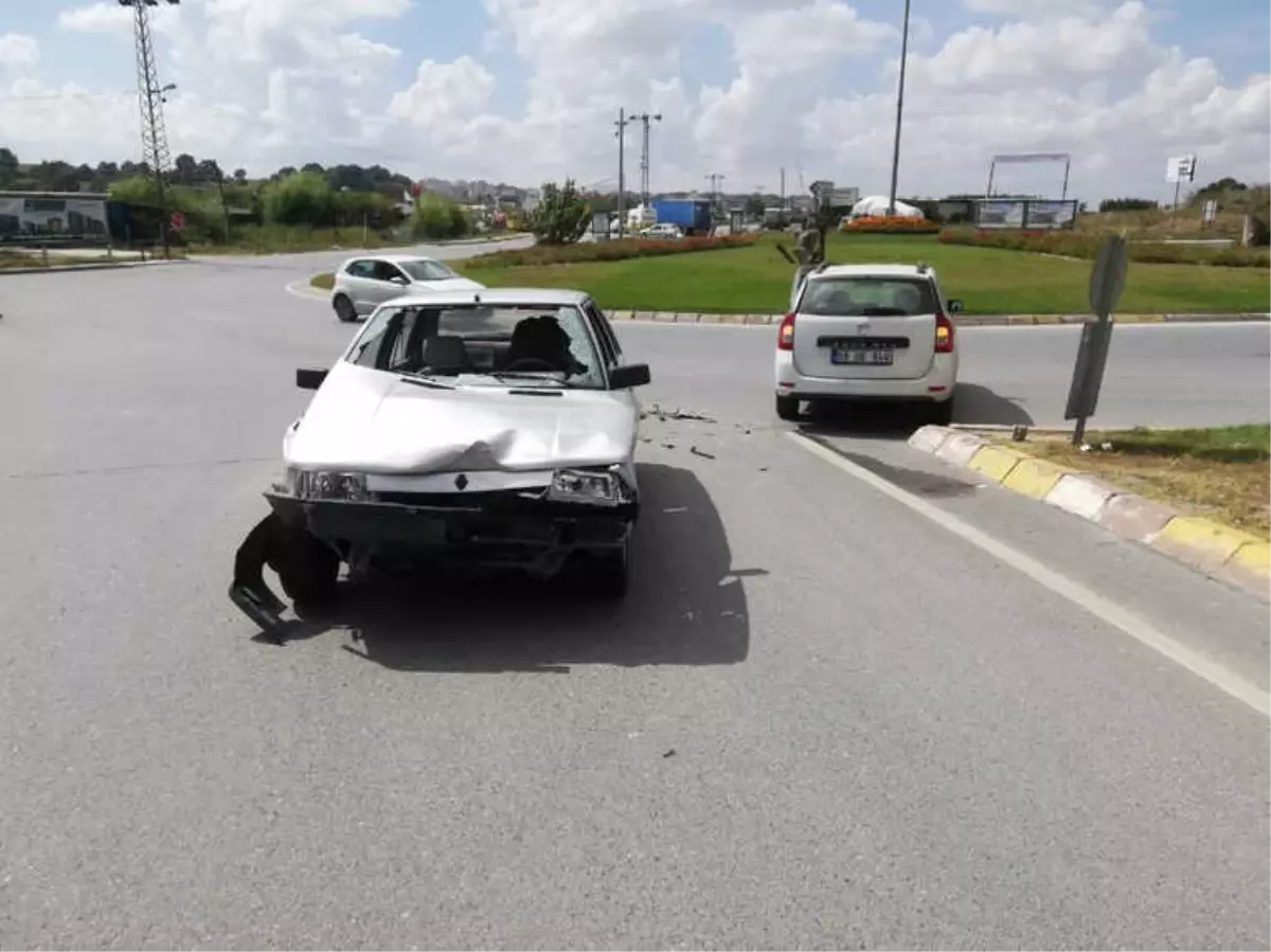 Tekirdağ\'da Trafik Kazası: 1 Yaralı