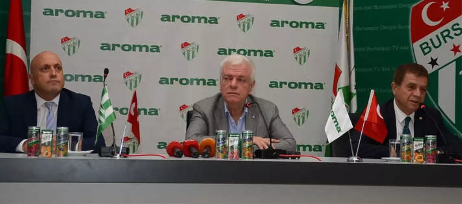 İçecek Firması Aroma, Bursaspor\'a Sponsor Oldu