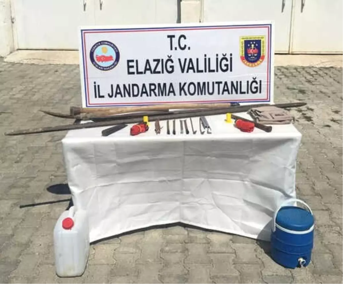 Elazığ\'da Kaçak Kazı Operasyonu: 10 Gözaltı