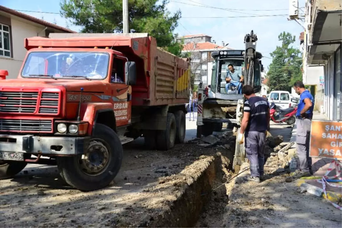 Erbaa Belediyesi İçme Suyu, Kanalizasyon ve Yağmur Suyu Altyapı Çalışması Başlattı.