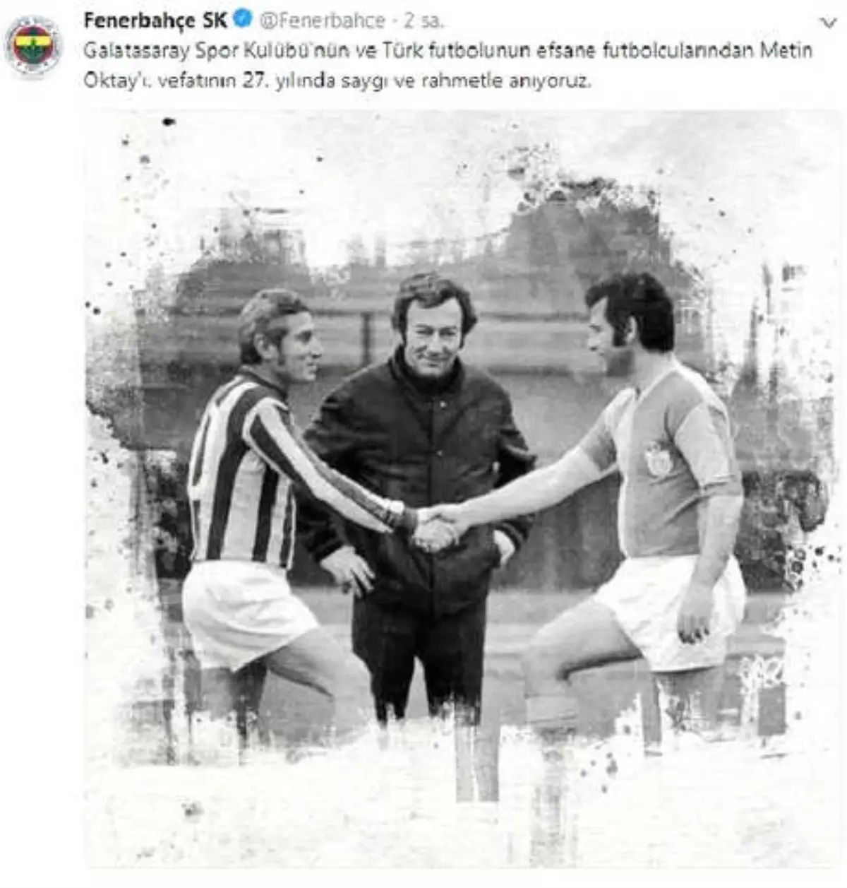 Fenerbahçe, Metin Oktay\'ı Unutmadı