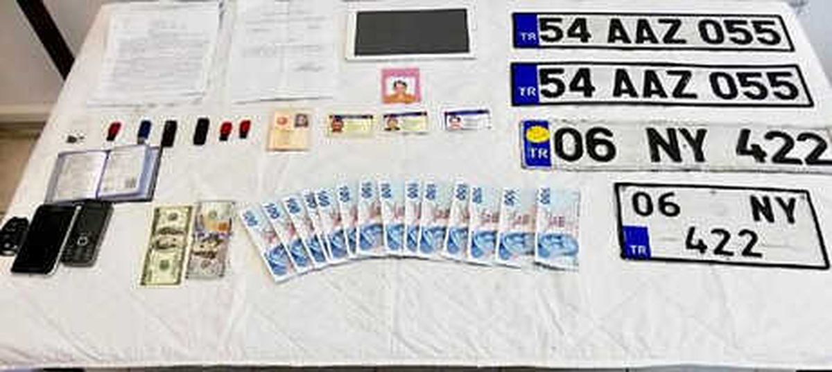 Sahte Evrak Hazırlarken Yakalandı