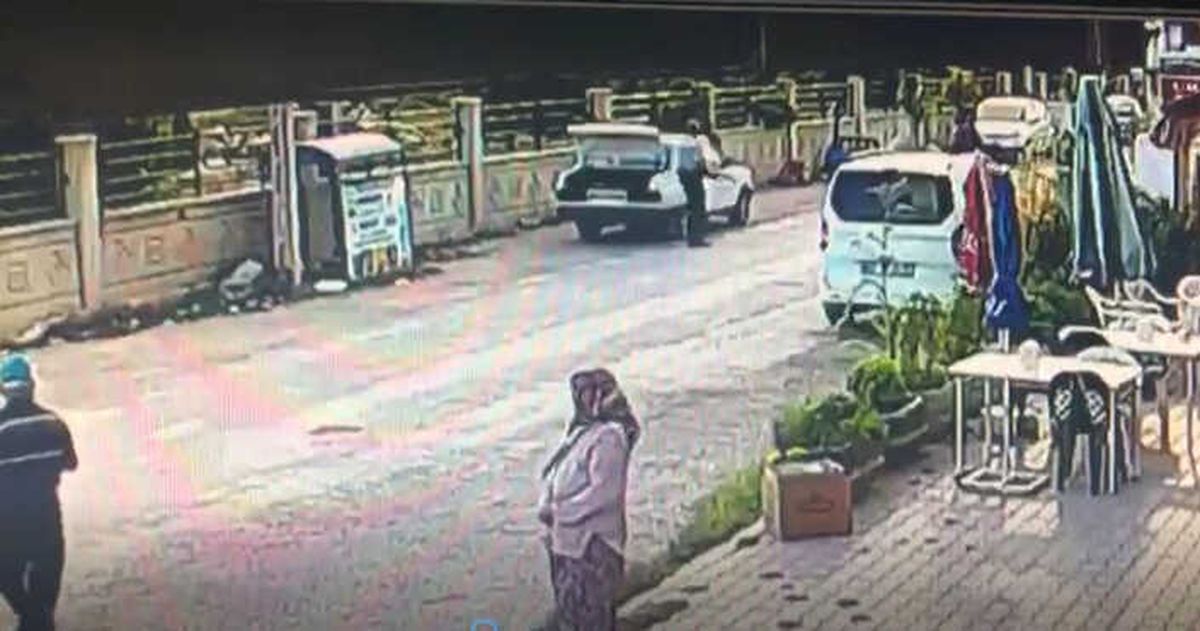 Antalya\'daki Cinayet ve İntihar Güvenlik Kamerasında