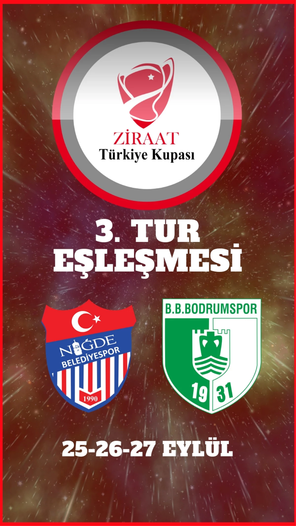 Bodrumspor, Ziraat Türkiye Kupası\'nda Niğde Anadolu Futbol Kulübüyle Eşleşti