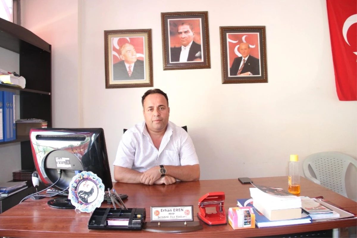 MHP Şemdinli İlçe Başkanı Eren Yeniden Görevine Getirildi