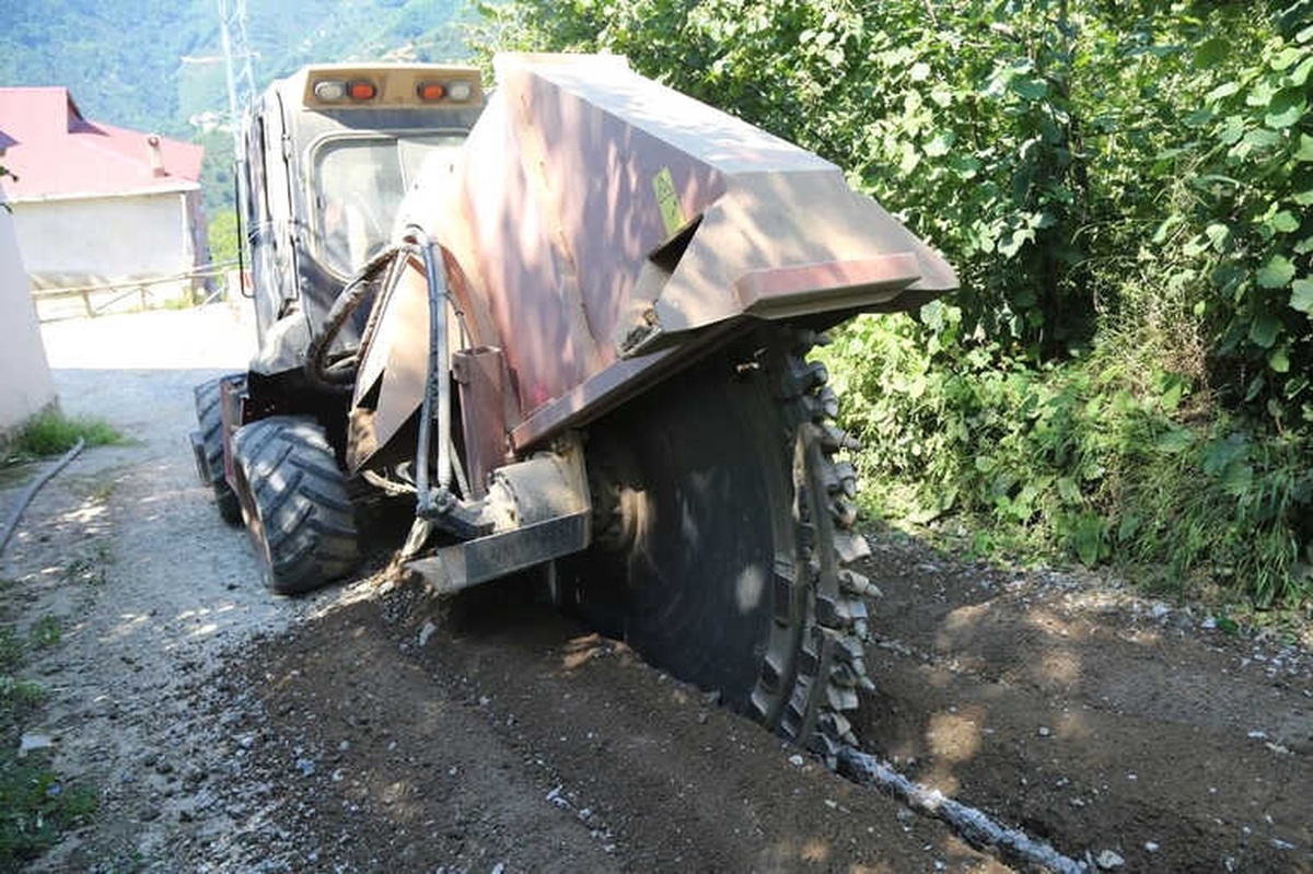 Ordu\'da Kırsal Alana İçme Suyu Hatları Döşeniyor