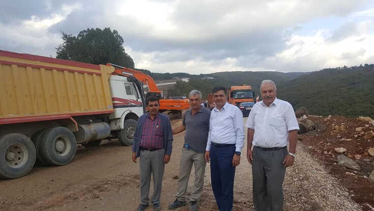 Başkan Yalçın, Ahi Dağı Çalışmalarını İnceledi