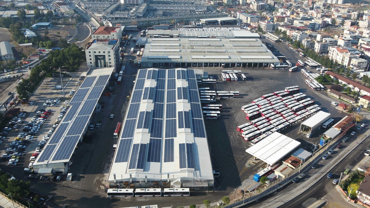 Eshot\'un Güneş Santrali 1,5 Milyon Kwh Enerji Üretti