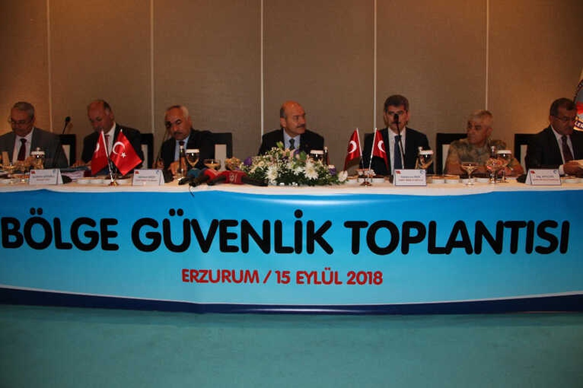 İçişleri Bakanı \'Bölge Güvenlik Toplantısı\'nda