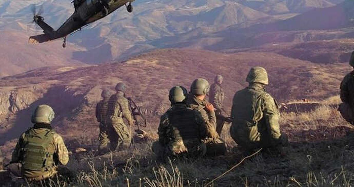 TSK: Bölücü Terör Örgütü Mensubu 4 Kişi Etkisiz Hale Getirildi