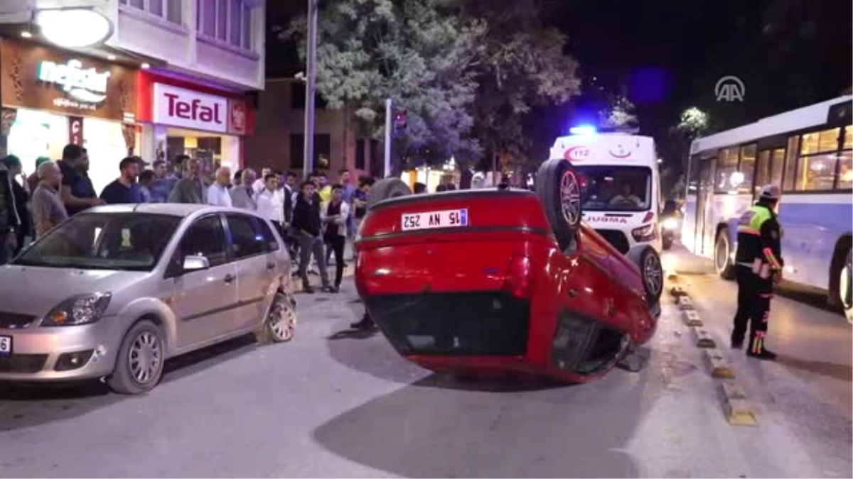 Burdur\'da Trafik Kazası: 1 Yaralı
