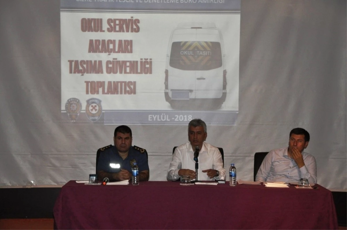 Cizre\'de Eğitim Dönemi Taşıma Güvenliği Toplantısı