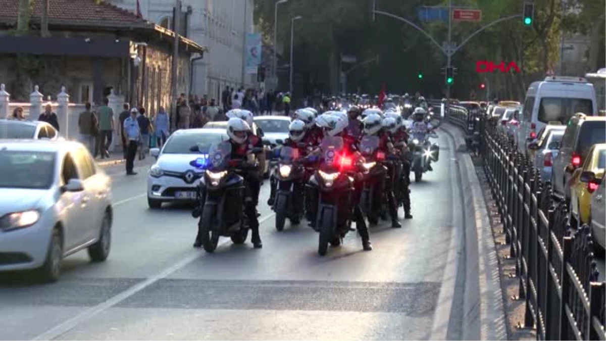 İstanbul Motorculardan 15 Temmuz Şehitler Köprüsü\'nde Eylem 1