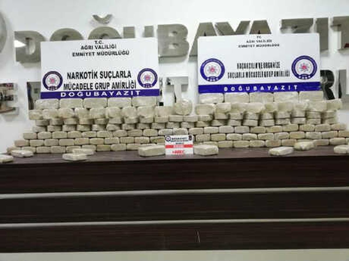 Ağrı\'da 108 Kilo Eroin Ele Geçirildi