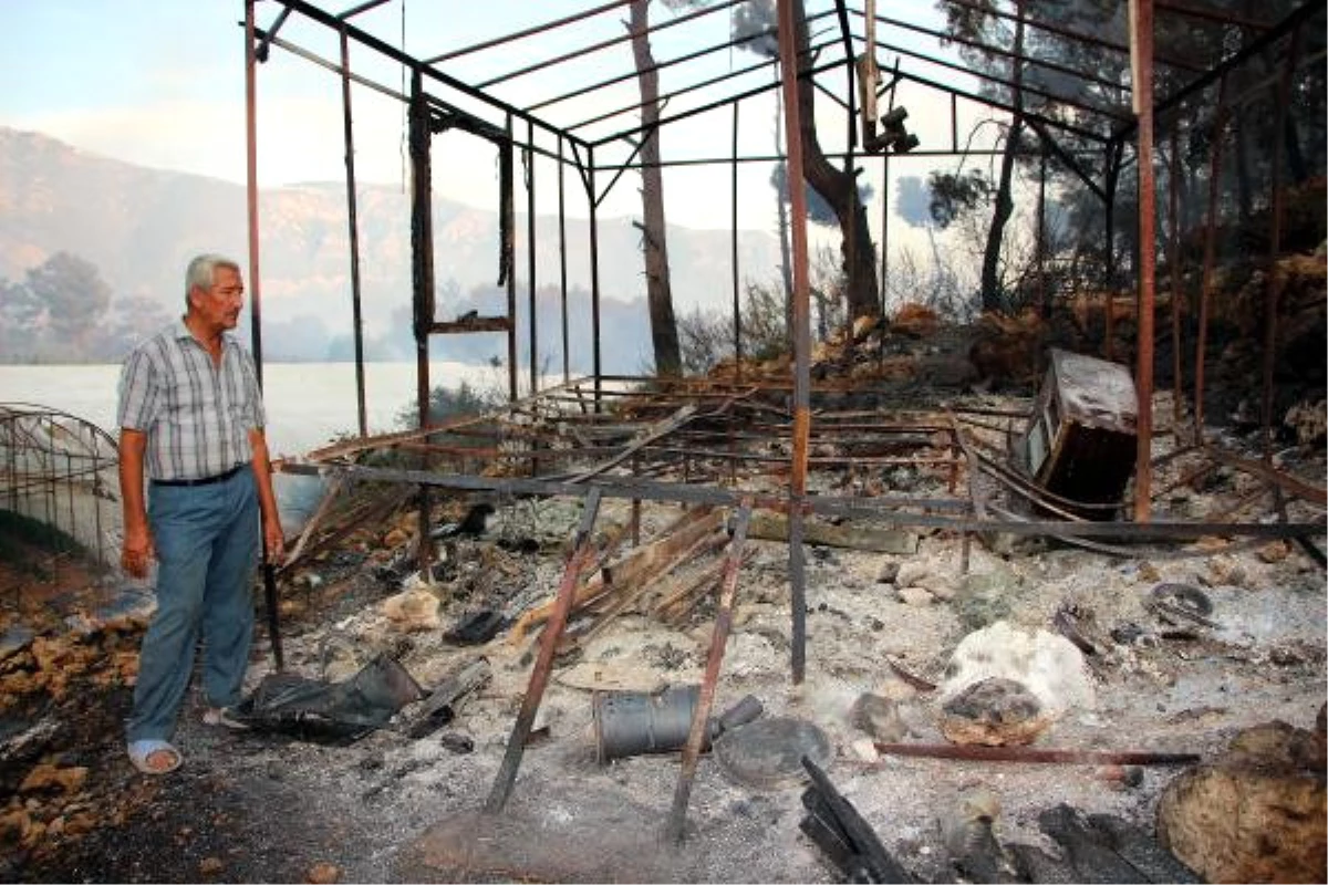 Antalya Kumluca\'da Orman Yangını (8)