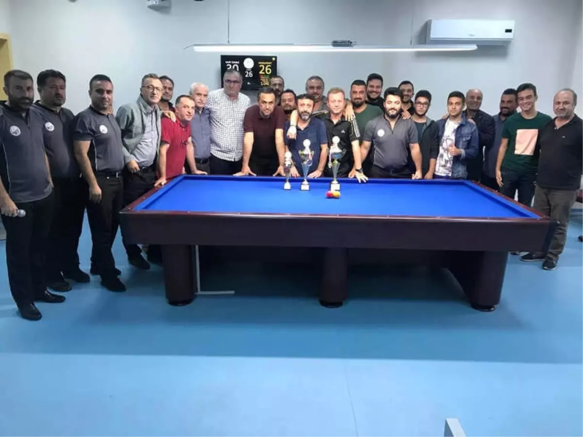 Bilardo İl Şampiyonu Salih Tekkeli Oldu