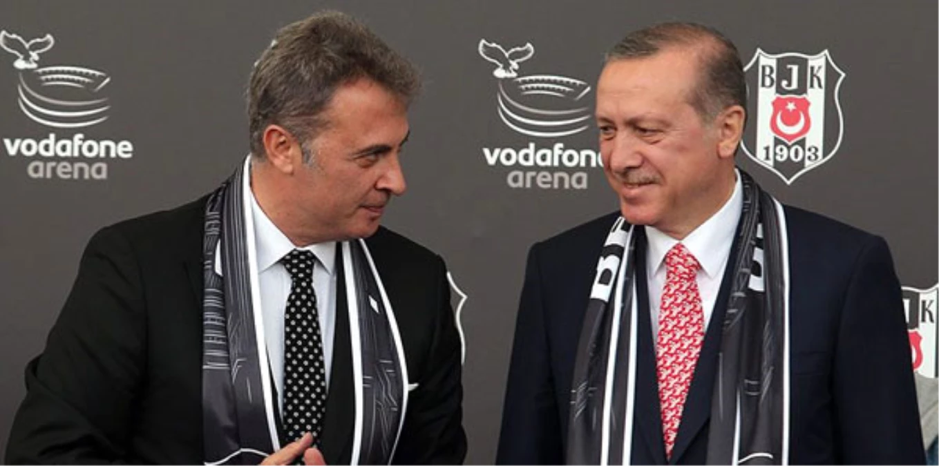 Başkan Erdoğan, 4. Kez Beşiktaş Başkanlığına Seçilen Fikret Orman\'ı Tebrik Etti